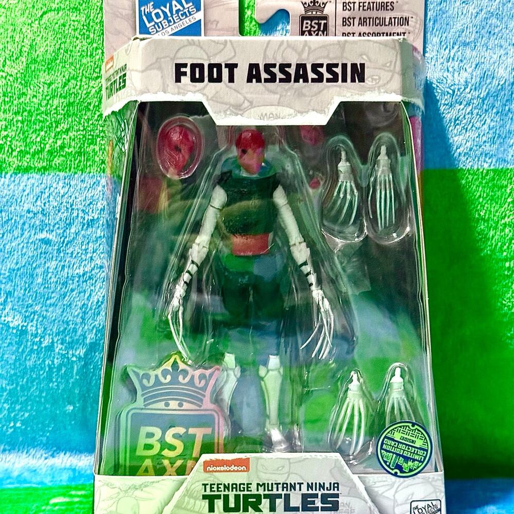 The Loyal Subjects BST AXN Foot Assassin With Limited Edition Collector Card